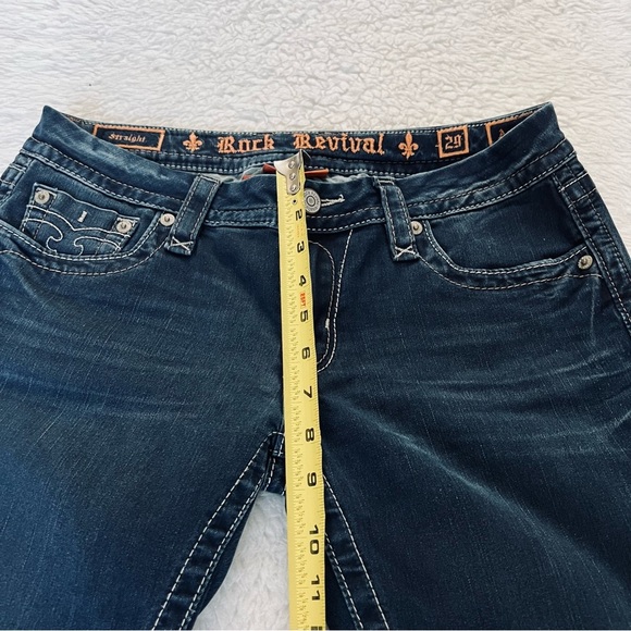 Rock Revival Anabela Straight Stretchy Women’s Jeans Size 29 - Picture 11 of 12
